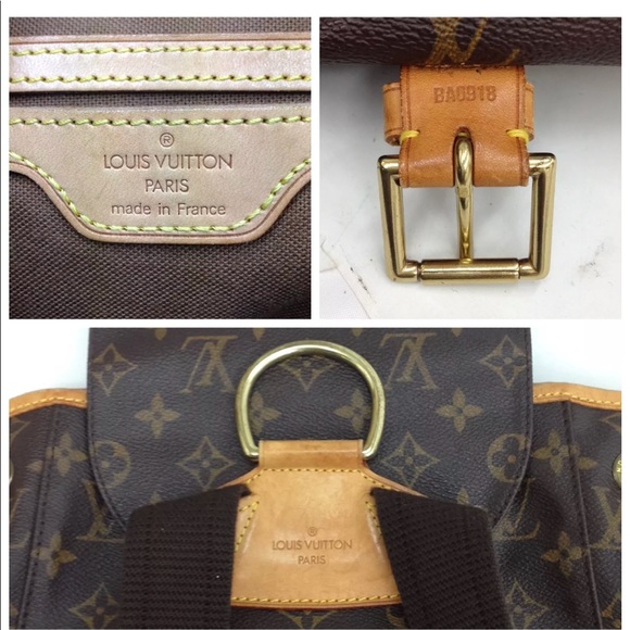 Auth Louis Vuitton Montsouris GM Backpack Bag - Picture 7 of 8